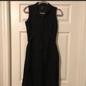 Little black dress, slits to both sides